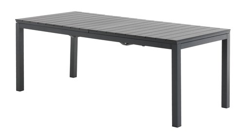 Garden table VATTRUP W95xL206/319 black