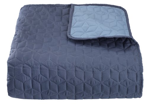 Bed throw ROSENTRE 160x220 blue