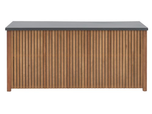 Cushion storage box BEDER W155xH71xD78 hardwood