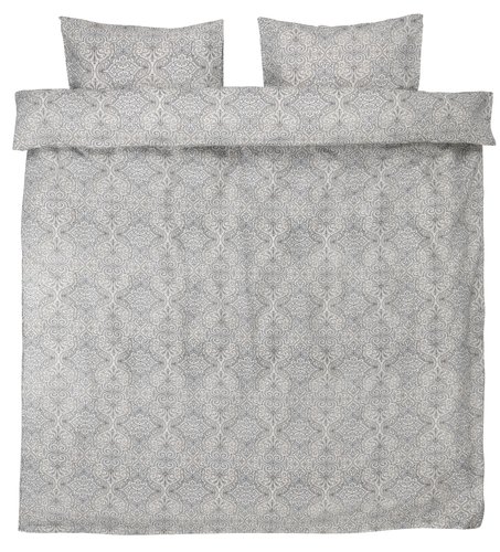 Duvet cover set AILA seersucker Double beige