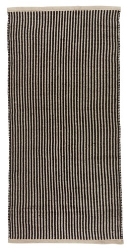 Rug HOSTA 65x200 black/beige