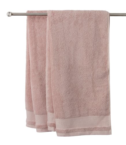 Guest towel NORA 40x60 dusty rose