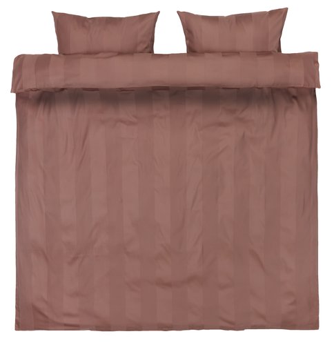 Duvet cover set BARBO Sateen King taupe