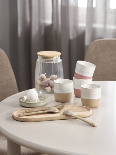 Mug FREDERIK 200ml rose/yellow set of 2