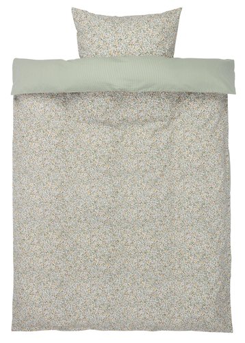Duvet cover set JOSEFINE Single green
