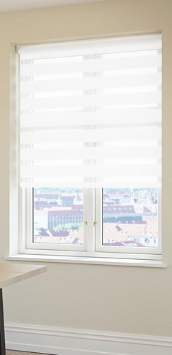 Day and night blind FEMRIS 80x220cm white