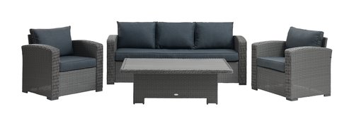 Lounge set VEMB 5-seater grey