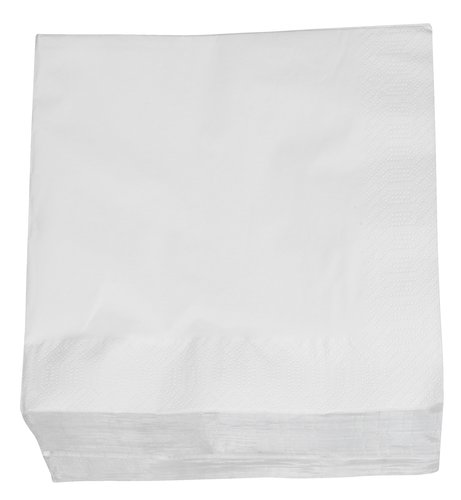 Paper napkins MOLTE white 40x40 pack of 100