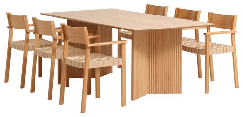 VESTERBORG L200 + 4 VADEHAVET oak