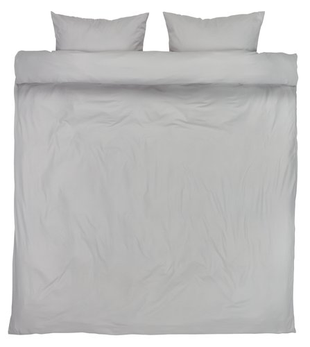 Duvet cover set KATE Micro Double grey