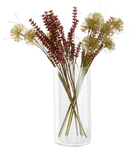Vase FRANK D15xH30cm clear