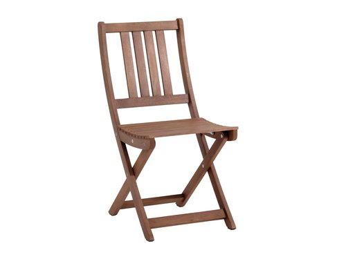 Folding chair EGELUND hardwood