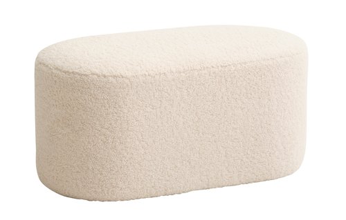Pouffe OREBO 84x45 off-white