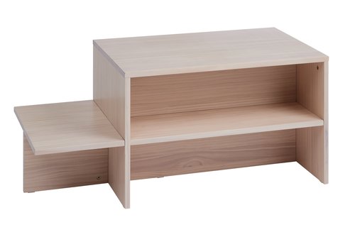 Coffee table SOLLERUP 50x110 w/shelves solid pine