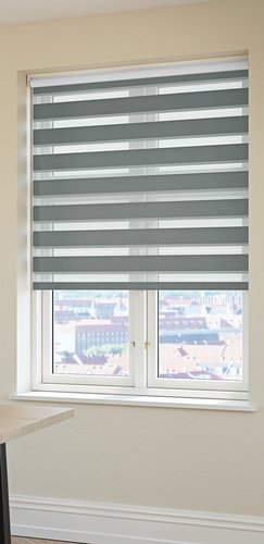 Day and night blind FEMRIS 80x180cm grey