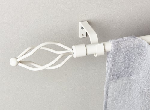 Curtain pole COUNTY CROWN 125-215cm cream