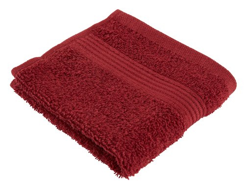 Face cloth KARLSTAD 28x30 burgundy
