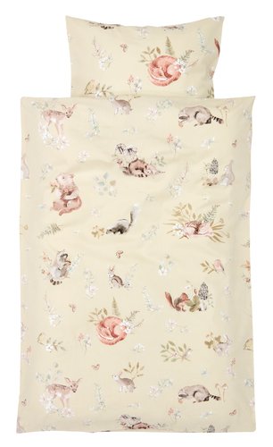 Duvet cover set VILDA Baby sand