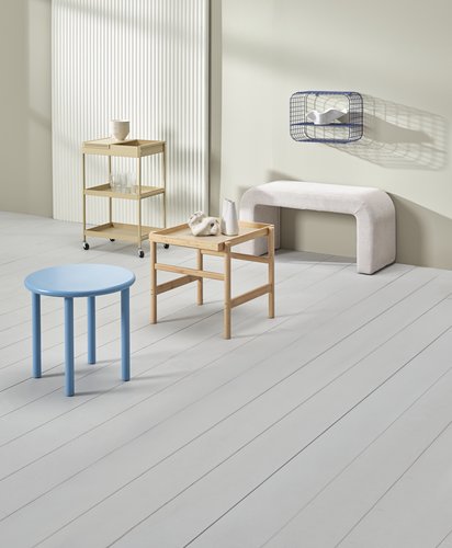 End table BOLBRO D45 light blue