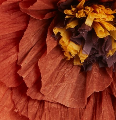 Artificial flower PER H40cm orange