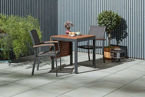 Garden table YTTRUP W70xL75/126 hardwood