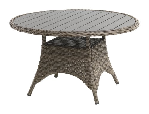 Garden table GAMMELBY D130 grey