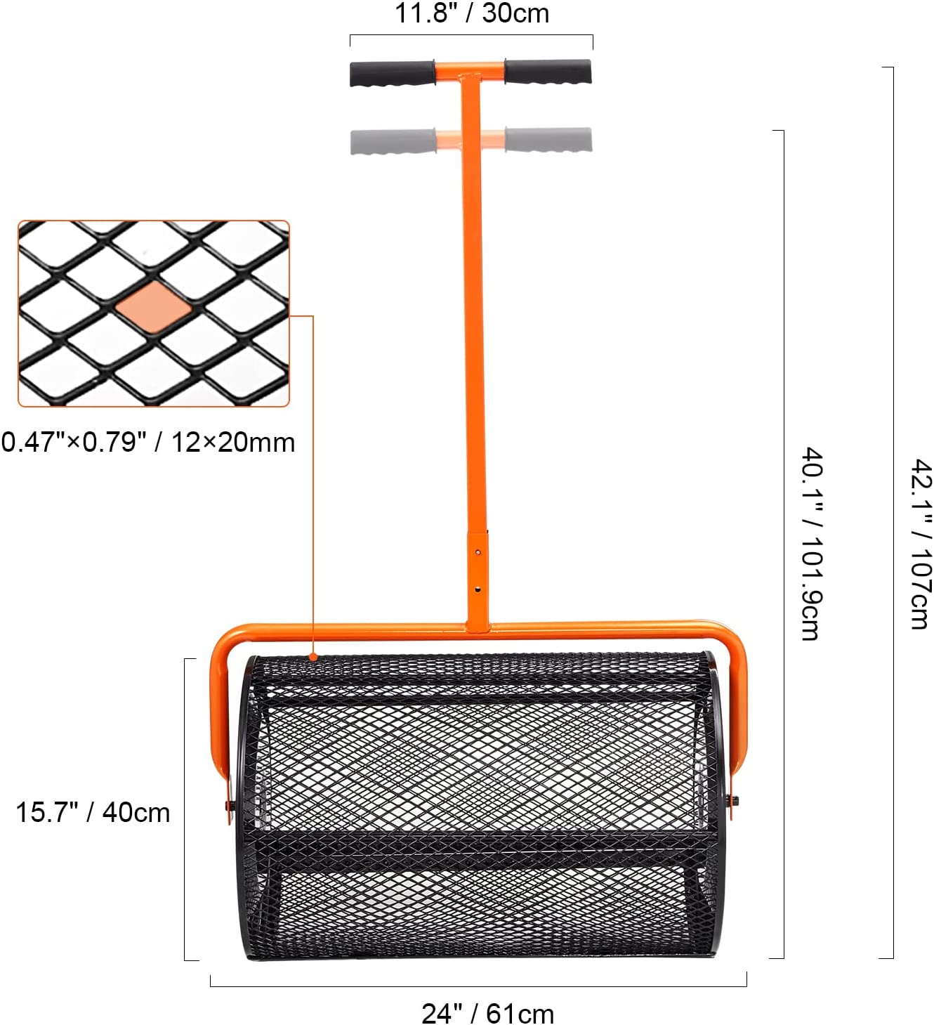 Compost Spreader, 24.4-25.6
