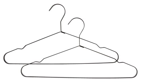 Hangers MATTIS L42cm pack of 2 metal