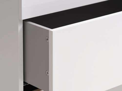 Wardrobe HELSTRUP 144x208 h.gloss white