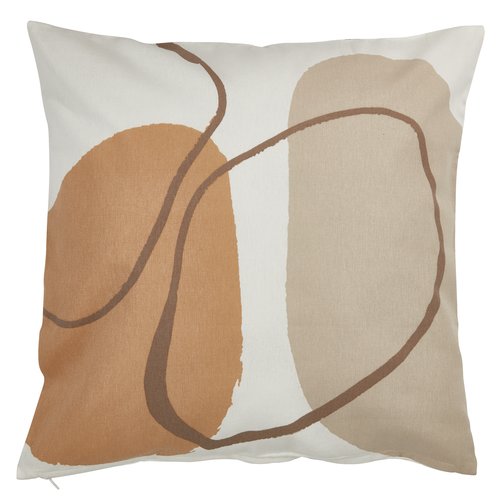 Cushion cover POPPEL 50x50 white/beige