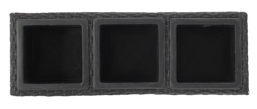 Planter box STOKKAND W30xL83xH60 black