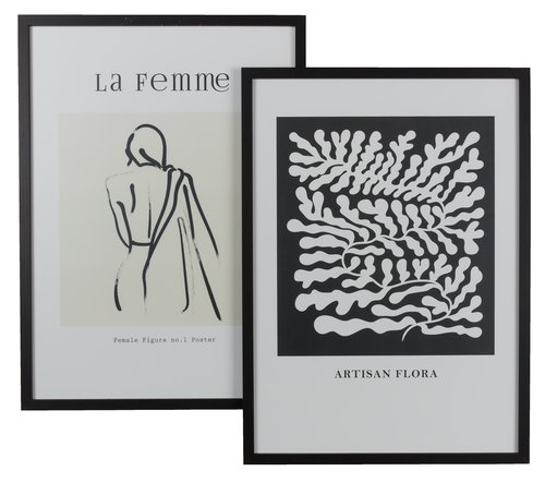 Picture frame OSCAR 50x70cm black