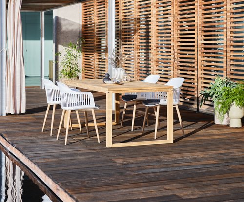Garden cushion chair seat SANDVED dark grey