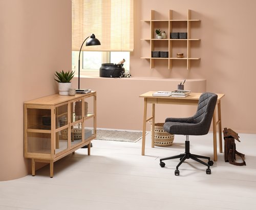 Desk LANGELINIE 50x100 1 drawer oak