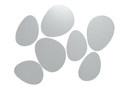 Mirror KALVEHUSE ellipse Set of 7