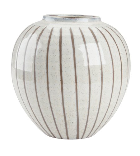 Vase SOFUS D21xH21cm grey/brown