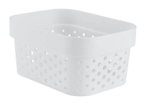 Basket INFINITY 1.4L plastic white