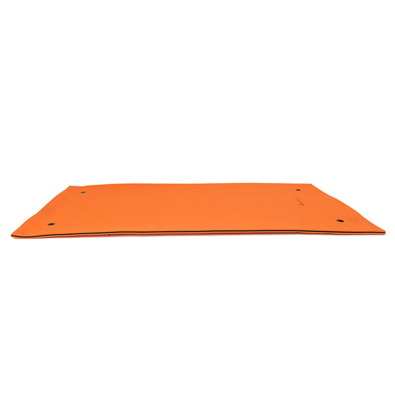 12' x 6' Floating Water Pad Mat 3 Layer Tear-Resistant XPE Foam for Beach Ocean Lake