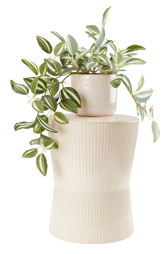 Pedestal SIGMUND D23xH30cm cream