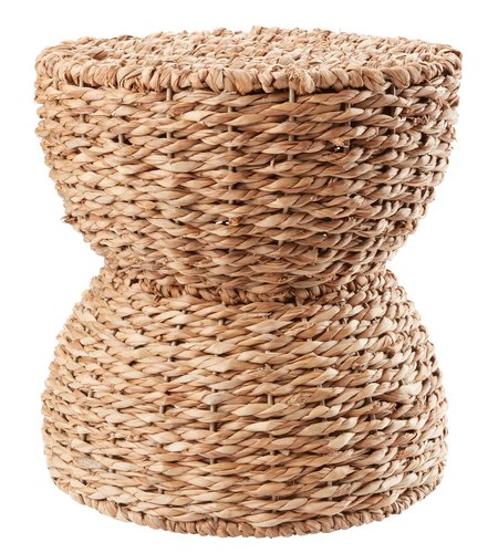 Pedestal PILFINK D35xH37 natural rush straw