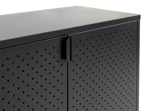 Sideboard VIRUM 3 doors black