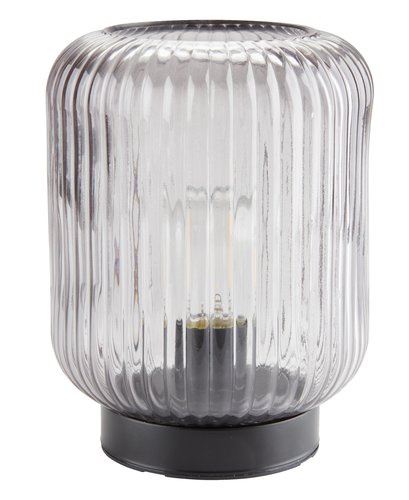 Battery lamp SIMMA D13xH17 smoke
