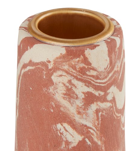 Candlestick URBAN D7xH10cm terracotta