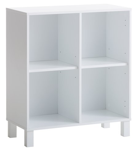 Shelving unit SKALS 4 comp. white