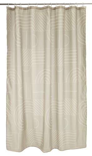 Shower curtain ANGERED 150x200 grey
