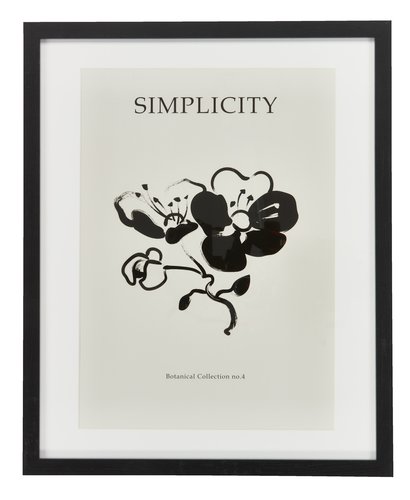 Picture frame OSCAR 40x50cm black