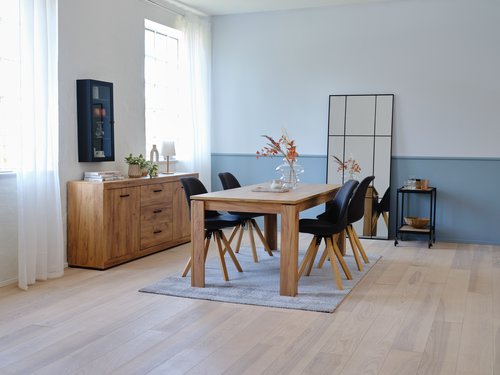 Dining table LINTRUP 90x190/280 oak