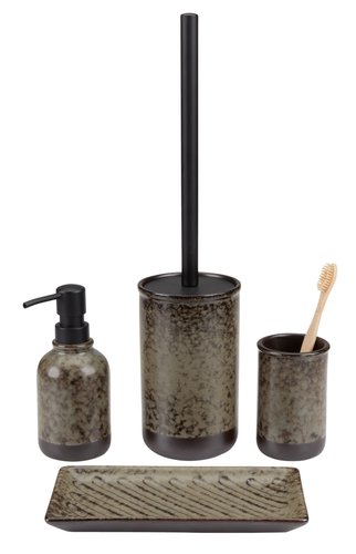Soap dispenser GESUNDA mat glazed