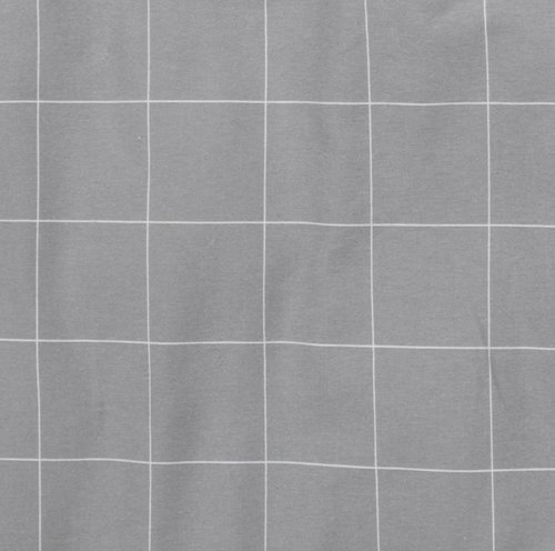 Flannel duvet cover set THERESA Double grey