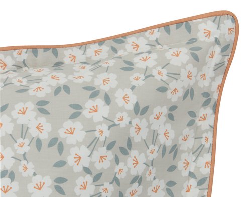 Duvet cover set INGA Percale King grey